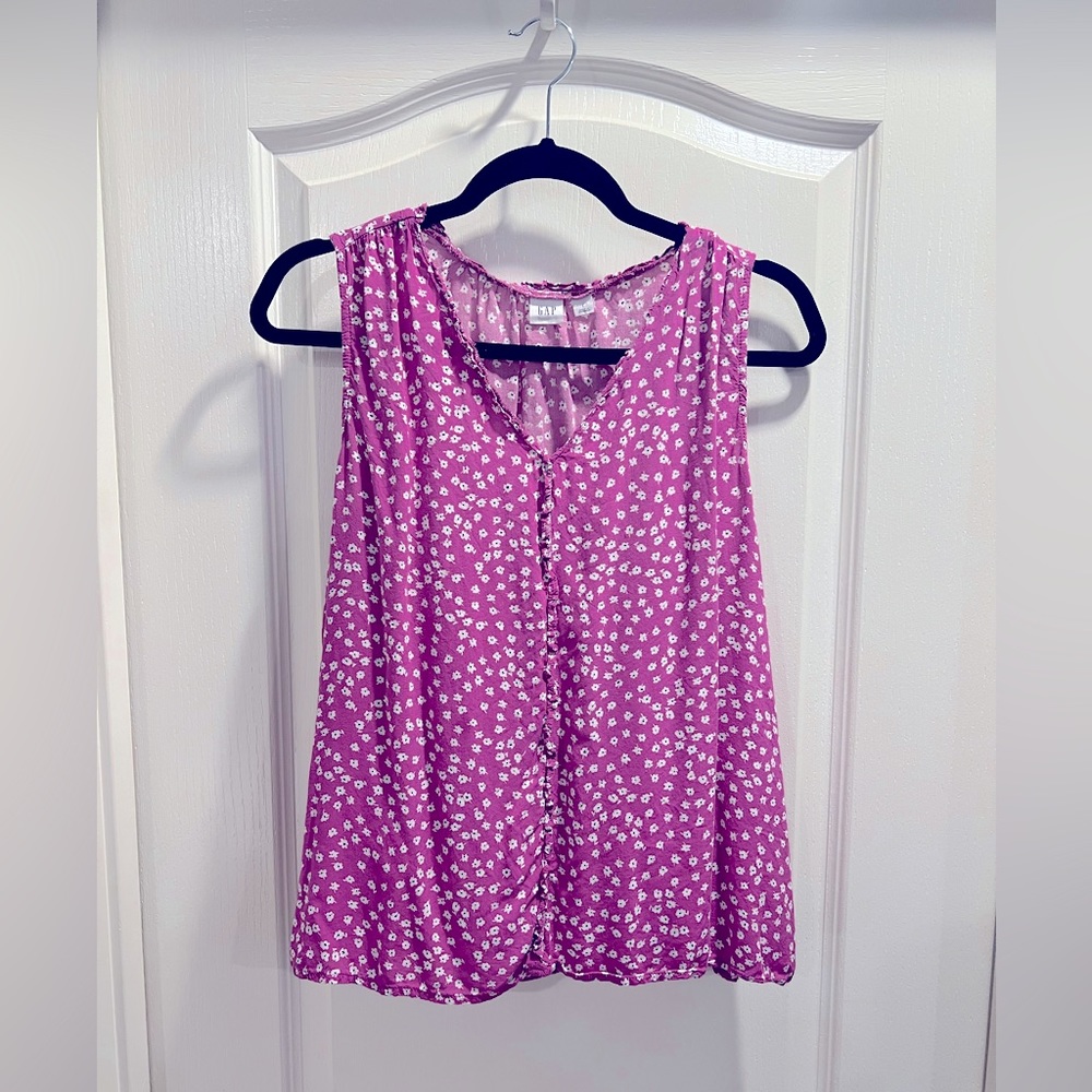 Floral Gap Sleeveless Tank Top